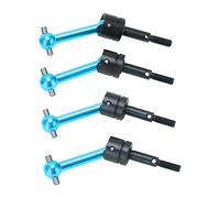 EIMSOAH Drive Shaft CVD for TT02,4Pcs Metal Universal Drive Shaft CVD 70mm, Wear Resistant Sturdy Metal Drive Shaft CVD,Easy to Install Disassemble TT02 Drive Shaft CVD,for TT02 1/10 RC Car (Blue)