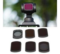 EIMSOAH Drone Camera Filter Kit, Multilayer Coating Magnetic ND CPL ND4 ND8 ND16 ND32 ND64 Optical Glass Lens Filters with Storage Box, for Osmo Pocket 3