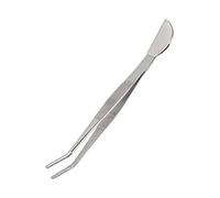 EIMSOAH Durable Stainless Steel Bonsai Tweezers Smooth Ergonomic Handle Bonsai Tool Non Slip for Loosening Soil and Applying Moss Gardening Enthusiasts (Bent)