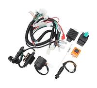 EIMSOAH Electric Start Engine Wiring Harness Kit Durable ABS Material Motor Starter Wire Harness Replacement for CT70 1969-1994 for Motorcycle DIYers