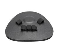 EIMSOAH Enhanced Grip Baseball Training Glove EVA Foam Fielding Trainer, Essential Tool for Daily Exercises, Suitable for Enthusiasts (Black)