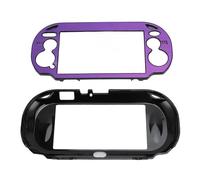 EIMSOAH Game Console Metal Case, Hard Cover for 1000, Aluminum Alloy Protective Case with Sandblasted for PSV 1000 (Purple)