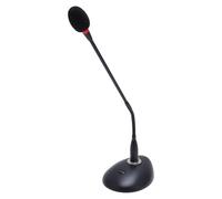 EIMSOAH Gooseneck Microphone, Cardioid Adjustable Multifunctional Condenser Microphone, Professional Noise Reduction Wired Desktop Mic for Lecture Meeting Conference