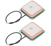 EIMSOAH GPS Passive Antenna, 28DBI High Gain Ceramic Antenna with Low Noise Figure and Fast Transmission, for Car 4S Shops Bus Stop Announcers Marine Navigation