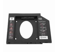 EIMSOAH HDD Caddy Bay Practical Hard Drive Tray for Laptop CD DVD ROM Slot, Supporting, ABS Material