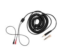 EIMSOAH Headphones Earphones Replacement Spring Coil Cable with 3.5mm and 6.5mm Pure Copper Plated Plugs, for HD25/ 560/540/ 480/430 Headphones Earphones