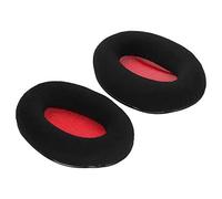 EIMSOAH Headset Ear Cushions Comfortable Replacement Earpads for KHX-HSCP Cloud II 2, 2 Pack Sponge Ear Cover for Long Lasting Wear for Audiophiles Color As Shown in the Picture (suede red)