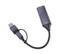 EIMSOAH High Definition USB Video Card, Type C 4K Card, Stable Streaming for Content Creators, Portable Design for On-the-Go Recording