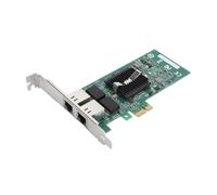 EIMSOAH High Performance Dual Port PCIE X1 Gigabit Network Card with Fast Connectivity for, LED Indicators, Flexible Slot Interface for Efficient Server Performance