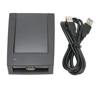 EIMSOAH IC Card Reader Fast Reading Stable Performance USB Desktop Card Reader for Access Control, Black ABS Material