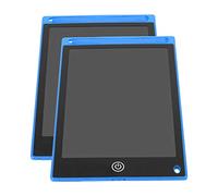 EIMSOAH LCD Writing Tablet Colorful Handwriting Board for Children, Easy-to-Use Drawing Pad for Family School, 8.5" 2Pcs Set for On-The-go Creativity (Blue)