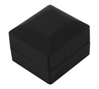 EIMSOAH LED Lighted Jewelry Display Box, Rubber Inner Plush Material Jewelry Box, 4Types Ring Pendant Bracelet Necklace Gift Storage Box with LED Light, for Proposal Engagement Wedding