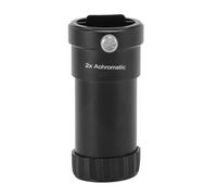 EIMSOAH Metal 1.25 Inch Barlow Lens Optical Glass 2X Magnification Telescope Accessory for Clear Planet Observation for Stargazing Lovers