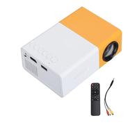 EIMSOAH Mini Projector, Portable LED Projector 1080P Full HD with USB AV Ports and Remote Control, for Home Theater Outdoor Movie Camping Kids Entertainment (GB)