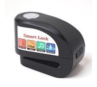 EIMSOAH Motorcycle Disc Lock, Smart Disc Brake Lock, BT APP Control 115dB Alarm Auto Unlock Vibration Alert, for Motorcycles Bikes Scooters with Rotors