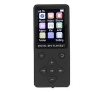 EIMSOAH Mp3 Mp4 Player Portable Slim 1.8 Inch Color Screen Bluetooth 5.0 Built in 64GB HiFi Digital Music Player for Outdoor Activities (Black)
