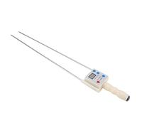 EIMSOAH Multifunctional Grain Moisture Meter Double Needle Quick Measurement for Wheat Farmers (L(25cm/9.8in Length, US Valve))