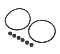 EIMSOAH Nab Hub Adapter Overhaul Kit Rubber Enhanced Grip for Revox Studer Tape Recorder, 2 Rubber Rings & 6 Shape Retaining Pucks, Easy Installation for Daily Maintenance (Black)