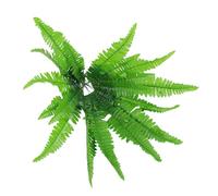 EIMSOAH Outdoor Artificial Boston Fern Plant Vibrant Greenery for Porch Farmhouse Decor, Easy Maintenance