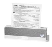 EIMSOAH PeriPage P81 Wireless Thermal Printer, Portable for Travel Business School, with 216mm A4 US Letter Paper Support, Inkless Mobile Printer for Phone Laptop