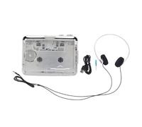 EIMSOAH Portable Cassette Tape Player, USB C Cassette to MP3 Converter with 3.5mm Noise Canceling Headphone, Auto Rewind Copper Wheel Mechanism, for PC Laptop Stereo Sound Recording