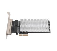 EIMSOAH Quad Port 2.5 Gigabit Ethernet Card, PCIe Network Interface Card with I226 Chip, Fast Data Transfer for Bandwidth Intensive Tasks, for Workstations, Wide Application