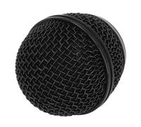EIMSOAH Replacement Mesh Microphone Grille Head For SM58S BETA58A - Protects Mic From Impact, Wind and Moisture - For Musicians and Performers - Stainless Steel (Black)