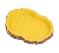 EIMSOAH Reptile Food Basin Resin Lizard Sea Water Tray for Aquariums Fish, Decorate and Maintain Your Aquarium for Small Reptiles Like Turtles and Geckos