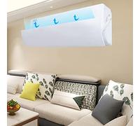 EIMSOAH Retractable Windproof Air Conditioner Deflector, Air Conditioner Deflector, Telescopic Cold Child Deflector Baffle for Indoor Temperature Control (Thickened glossy model)