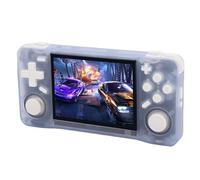 EIMSOAH Retro Handheld Game Console, 3.5 Inch 640x480 HD Screen Portable Gaming Player, RK3326 64bit A35 Chip and 4000mAh Battery, for MAME N64 DC GBC SFC CPS1 CPS2 CPS3 Emulators (Blue)