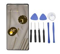 EIMSOAH Screen Replacement Kit,AMOLED Display LCD Touch Screen with Fingerprint,6.3 Inch 2400 X 1080px Phone Touch Screen Digitizer Assembly with Repair Tools for Pixel 7 5G GVU6C GQML3