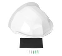 EIMSOAH Security Camera Sun Rain Cover, Hard Cover, Outdoor Camera Protective Roof Sun Rain Shade, for Dome PTZ Type Surveillance (White)