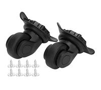 EIMSOAH Single Row Outdoor Universal Wheel, Luggage Wheels Replacement Kit, Pair of Drawbar Box Luggage Suitcase Baggage Cases Accessory