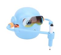 EIMSOAH Smart Interactive Drawing Robot Educational Toy with Fast Recognition System for Children Learning English, 100 Cards 14 Pens for Homes and Kindergartens, Made of ABS Material