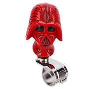 EIMSOAH Stylish Warrior Steering Wheel Spinner Knob High Performance Control for Easy Turning and Reduced Fatigue Ideal for Most Vehicles (Red)