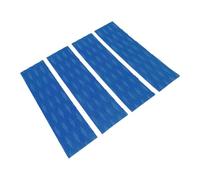 EIMSOAH Surfboard Traction Pad Anti Slip Rhombus Design for Increased Safety Suitable for Surfboards and Kayaks 4Pcs in EVA Material (Blue)