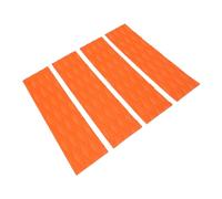 EIMSOAH Surfboard Traction Pad Anti Slip Rhombus Design for Increased Safety Suitable for Surfboards and Kayaks 4Pcs in EVA Material (Orange)