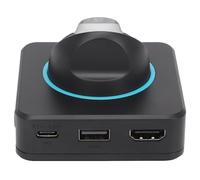 EIMSOAH TV Dock Station 5 in 1 USB Type C HD Multimedia Interface Compact Docking Station for OLED Lite, Portable Gaming Adapter for Family Living Room Entertainment