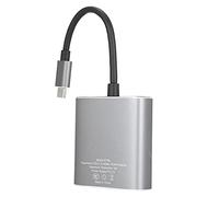 EIMSOAH Type-C 3-in-1 HD Multimedia Interface Adapter for 4K Resolution, USB3.0 Super High-Speed for Easy Plug and Play, Ideal for Home Office Use, Metal+ABS Material