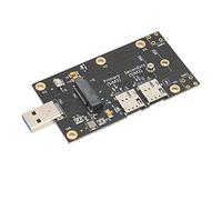 EIMSOAH USB 3.0 Dual SIM Card Slot Adapter Board for Computer 3G/4G/5G Module, Plug and Play, M.2 Key B Adapter for Desktop/Laptop PC, 3G/4G/5G M.2 to USB 3.0 for GSM/CDMA/WLAN/LTE, PCB, .4 X 1.8in
