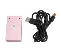 EIMSOAH USB Microphone, Pickup Distance 360 Degree Omnidirectional Sound with AI Noise Cancelling Digital Signal Processing, for Live Streaming Recording Gaming Podcasts (Rose Gold)