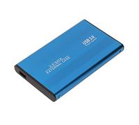 EIMSOAH USB3.0 HDD Enclosure Ultra Thin Lightweight 5Gbps Transmission for 10, Easy to Use for Laptop Computers Aluminum Alloy (Blue)