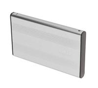 EIMSOAH USB3.0 HDD Enclosure Ultra Thin Lightweight 5Gbps Transmission for 10, Easy to Use for Laptop Computers Aluminum Alloy (Silver)