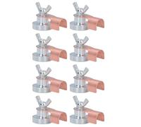 EIMSOAH Welding Magnetic Grounding Clamp Enhanced Efficiency Portable Tool for Metal Structures Steel Material, 8pcs for Welding Accessories (S)