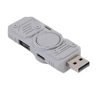 EIMSOAH Wired Gaming Keyboard and Mouse Converter Adjustable XY Axes Accuracy Mobile Game Adapter for IOS Players