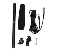 EIMSOAH Wired Interview Microphone, Aluminium Alloy Handheld Condenser Mic for News Reporting, Live Streaming, and Conference, XLR Connector