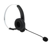 EIMSOAH Wireless Single Ear Headset with Mic USB Dongle for PC, Bluetooth 5.4 Trucker Headset w/AI Noise Cancelling Mic for Clear Communication, Open Offices (Black)