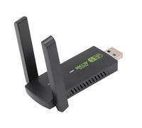 EIMSOAH Wireless USB WiFi Adapter for PC High Speed 1300Mbps Dual Antennas MU MIMO WiFi Dongle for 11/10/8 5G 2.4G Adapter for Online Gaming, HD Movies & More