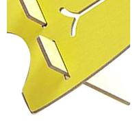 EIMSOAH Wooden Lovely Rabbit Cell Phone Holder with Strong Bearing Capacity for All Types of Mobile Phones, Thick Wood Material, Easy Installation for Home Office Decor (Yellow)