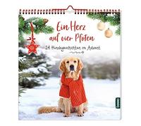 Ein Herz auf vier Pfoten: 24 Hundegeschichten im Advent by Wendler.